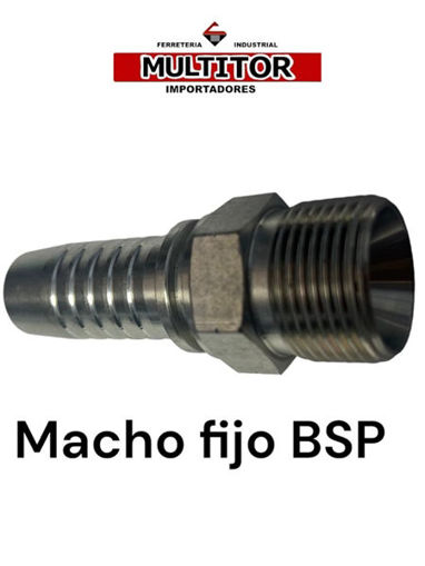 Imagen de HIDRAULICA MACHO FIJO BSP 3/8" ESP. 5/16"