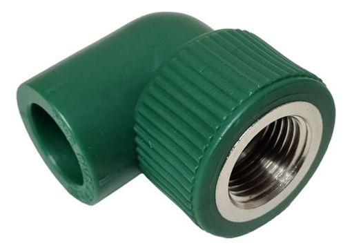 Imagen de CODO 90º TERMOFUSION HH INSERTO METALICO 32x3/4" IFAN