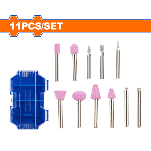 Imagen de SET X 11 PCS ACCESORIO MINI TORNO 1/8 WRR2011 WADFOW