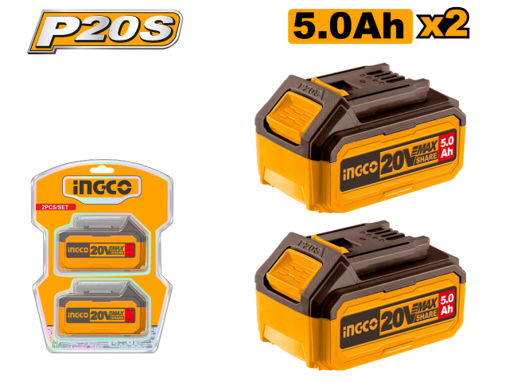 Imagen de SET X 2 BATERIAS 5AH 20V