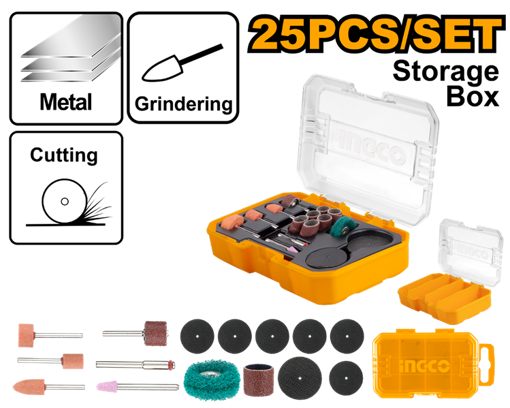 Imagen de SET 25PCS ACCESORIO MINI TORNO AKMG5024