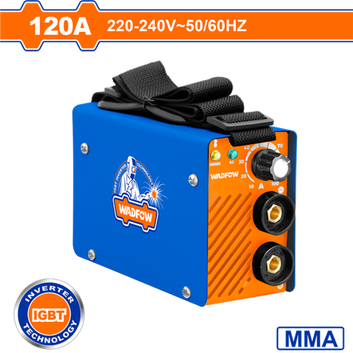 Imagen de SOLDADORA INVERTER 120A 220V IGBT WADFOW WWD01201
