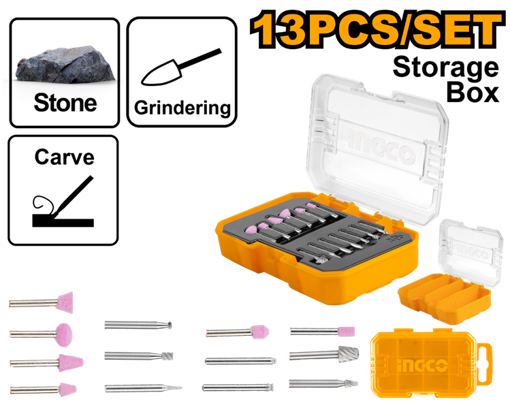 Imagen de SET 13PCS ACCESORIO MINI TORNO AKMG2013