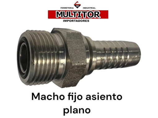 Imagen de HIDRAULICA MACHO FIJO AS. PLANO. 1.3/16 ESP. 5/8"