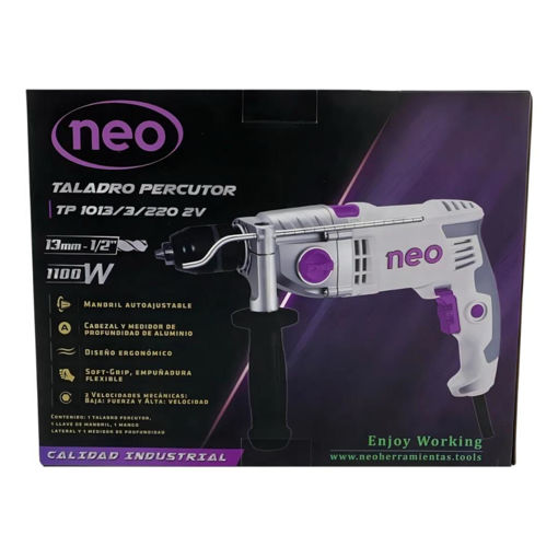 Imagen de TALADRO 1/2 13MM 1010W 2 VEL TP101332202V NEO ++