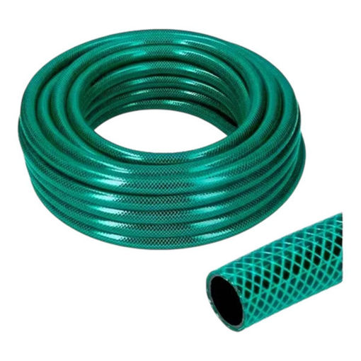 Imagen de ROLLO MANGUERA RIEGO 1" VERDE C/ MALLA REFORZADA  X 100 METROS