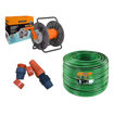 Imagen de Enrollador De Manguera + 30mt Manguera + Puntero Tramontina