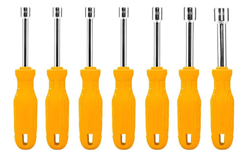 Imagen de JUEGO DE DESTORNILLADORES DE TUERCA DE 7 PIEZAS INGCO