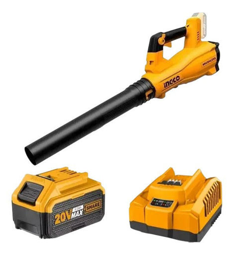 Imagen de SOPLADORA BRUSH LESS A BATERIA 20V P20S INGCO CABLI20428